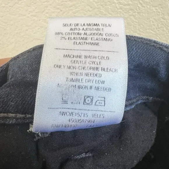 Joes Jeans Women Veles Dark Blue Flare Denim Stretch Whisker Sz 26 - Picture 6 of 6